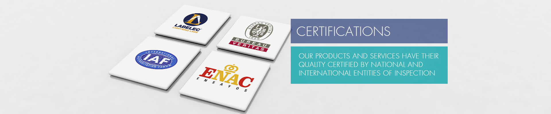 Certifications lightning rod protection