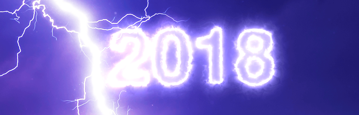 Rayos en la península Ibérica durante el 2018