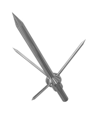 punta simple protección pasiva