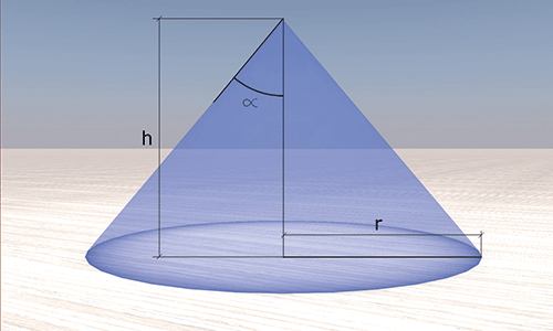 Volumen protegido por una punta franklin pararrayos