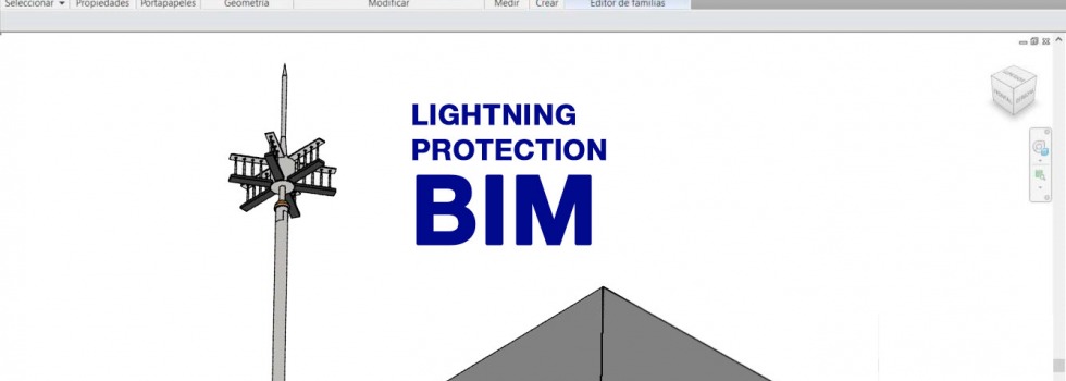 Lightning protection products in BIM format