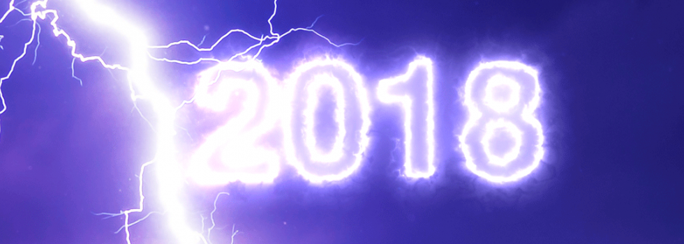 Rayos en la península Ibérica durante el 2018